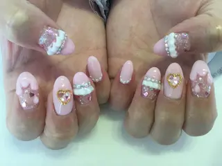 ネイル 💎🐰 saki. m 🐰💎のネイルデザイン