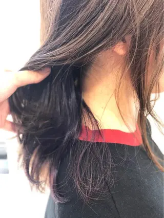 セミロング カラー 門田 恭弥のヘアスタイル