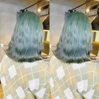 ミディアム カラー yori SAPPORO所属・yoriダブルカラー 代表すがわらのヘアスタイル