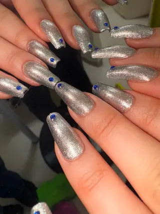 ネイル 33nail✴️栄 スミレ❇️Gel-xのネイルデザイン