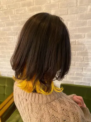 ミディアム カラー 増子 幹樹のヘアスタイル