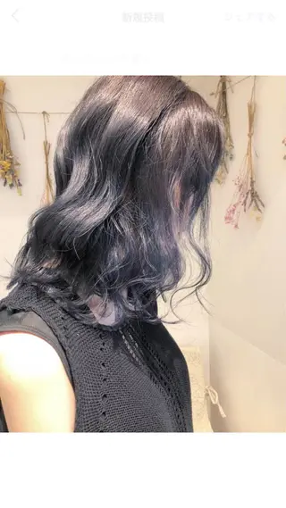 ミディアム カラー はだゆうき @hadadan08のヘアスタイル