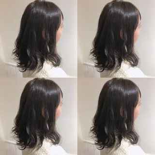 セミロング カラー 🤎ベージュカラー 🐶メンズパーマのヘアスタイル