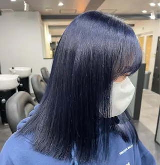 カラー ミディアム 本田 愛実 (ホンダアミ)のヘアスタイル