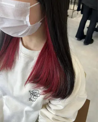 ミディアム カラー メンズパーマ /髪質改善/はるたのヘアスタイル