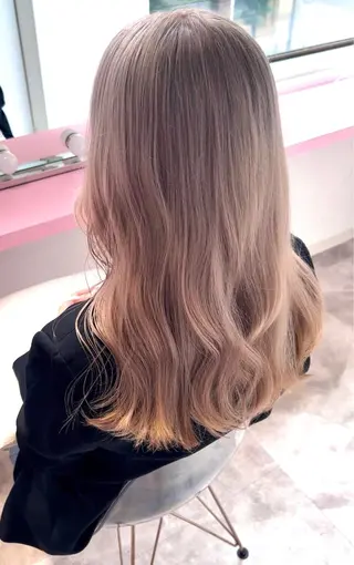 ロング ナナ♡レイヤーカット ♡似合わせカラーのヘアスタイル