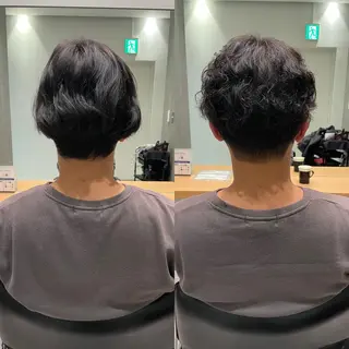 パーマ メンズ 髪質改善ヘアケア 艶髪特化/上田のヘアスタイル