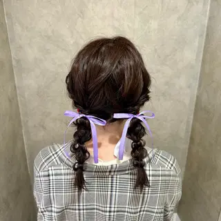 ミディアム ヘアアレンジ 褒められヘアメイク /‎ボブ女子🐶みおのその他イメージ