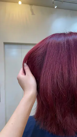 セミロング 坂本 菜摘のヘアスタイル