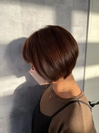 ショート レイヤーカット ✨藤原のヘアスタイル