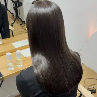 セミロング パーマ 3tuba Nahoのヘアスタイル