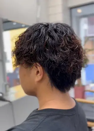 ショート パーマ メンズ メンズ専門サロン wokeのヘアスタイル