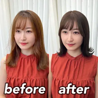 ミディアム カラー パーマ ヘアアレンジ メンズ 韓国ヘア×2way 🇰🇷和知拓郎のヘアスタイル