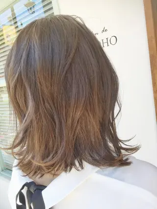 ミディアム カラー ◇おの あすか◇のヘアスタイル