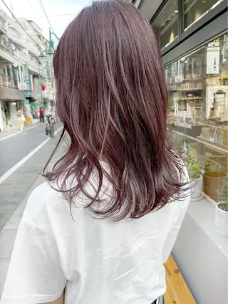 セミロング カラー HIROKI ” stylistのヘアスタイル