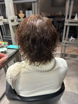 ミディアム パーマ メンズ Dxxxx III所属・女性目線の大人 メンズ*Ayakaのヘアスタイル