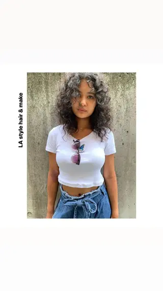 ミディアム カラー パーマ ヘアアレンジ メンズ ネイル マツエク・マツパ アイブロウ rewards成城学園前店所属・hiro【沿線で叶う 似合わせhair】のヘアスタイル