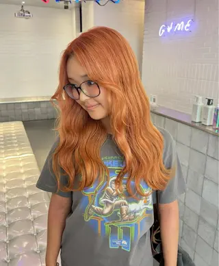 ミディアム MiRI💜地毛級 エクステ✖似合わせ技のヘアスタイル