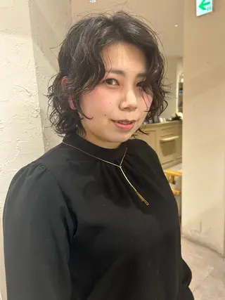 ショート パーマ パーマ特化 フシキサトシのヘアスタイル