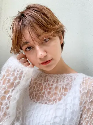 ショート カラー パーマ sakoda shunkiのヘアスタイル