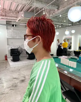 メンズ 💥ウルフカット デザインあんな💥のヘアスタイル