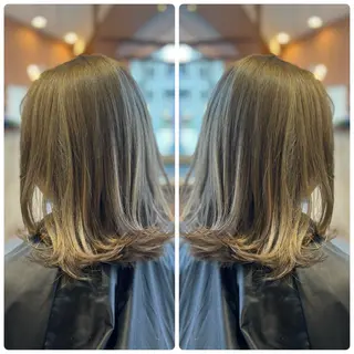 ミディアム カラー 小山内 龍一郎 店長のヘアスタイル