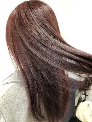 ロング カラー 脱白髪染め美容師 竹内涼乃のヘアスタイル