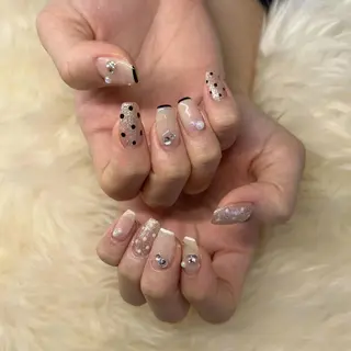 セミロング 💜MIYA nail川崎店のネイルデザイン