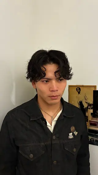 パーマ メンズ 水田 愛翔のヘアスタイル