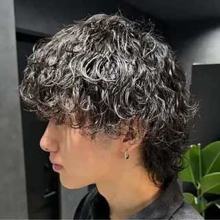 ショート パーマ メンズ 🖤Ayumi🖤 メンズ特化❤️‍🔥のヘアスタイル