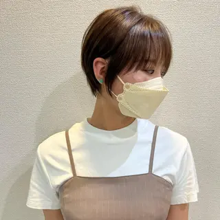 ショート カラー _WHITE所属・黒川 陵のヘアスタイル