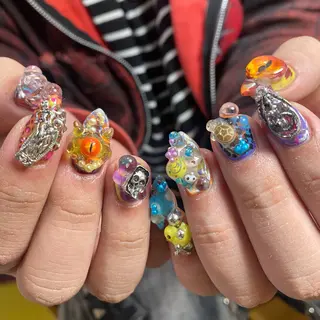 ネイル .unff所属・hana (..)個 性派/メンズネイル◎のネイルデザイン