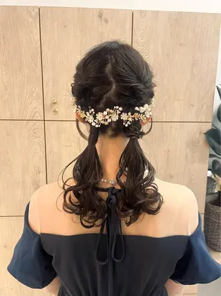 セミロング marino/ カラー/顔周りカットのヘアスタイル