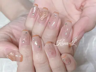 カラー ネイル 芦辺 香奈のネイルデザイン