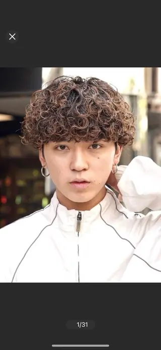 パーマ メンズ fifthパーマ特化 ユウリのヘアスタイル