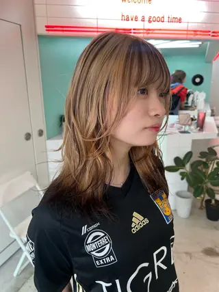 ミディアム 💥ウルフカット デザインあんな💥のヘアスタイル