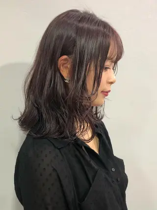 ミディアム カラー 当日予約大歓迎💗 依田瑞希のヘアスタイル