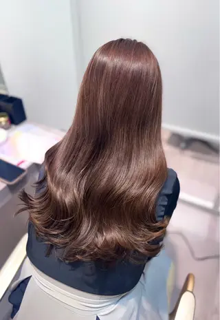 ロング カラー 渡邉 美咲のヘアスタイル