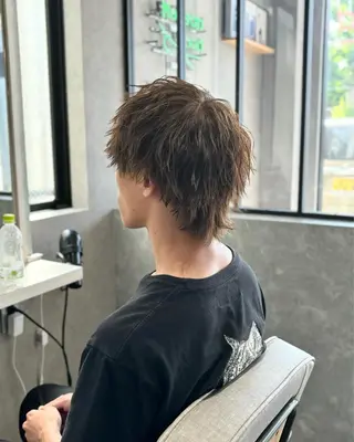 ショート カラー メンズ 長谷川 湧のヘアスタイル