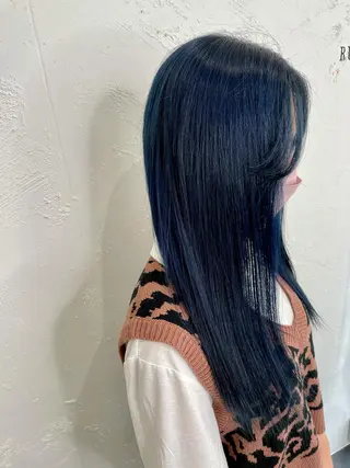 ロング 大内 志穂のヘアスタイル