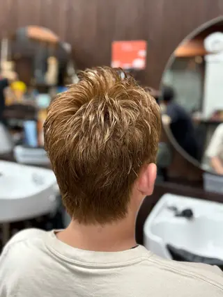 ショート ヘアアレンジ メンズ La Neige所属・【メンズ専門 モデル募集中】のヘアスタイル