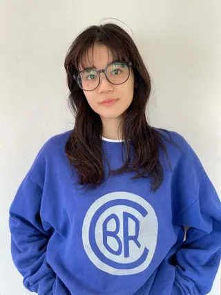 ミディアム カラー SALOWIN下北沢所属・hazuki 🌝のヘアスタイル