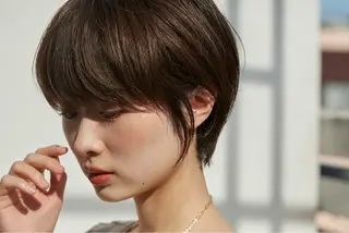 ショート カラー ショート ボブ✂︎ 髙梨  遥のヘアスタイル