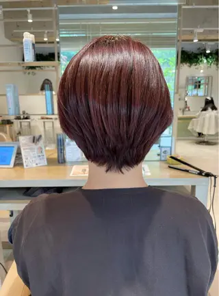 ショート 当日予約◎/艶カラー /縮毛矯正/雨森大晃のヘアスタイル