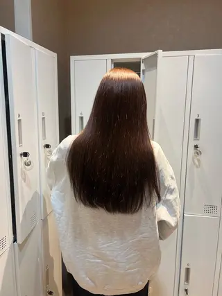 ロング カラー 艶カラー/透明感 /ヒグチアオイのヘアスタイル