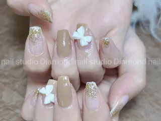 セミロング Diamond 🚢のネイルデザイン