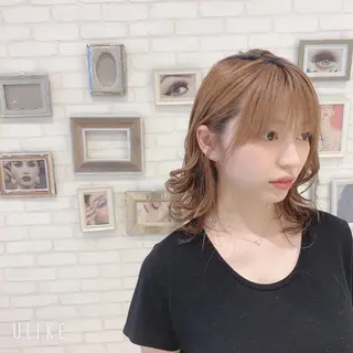 ミディアム ému エミュ　hair &spa所属・近藤 みゅうまのヘアスタイル