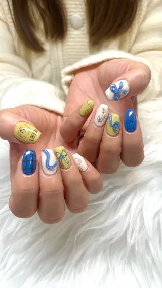 ネイル 新井 ひなののネイルデザイン