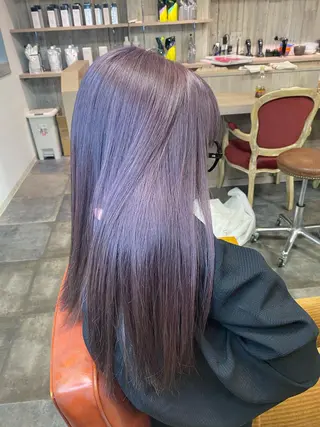 セミロング ハイトーンボブ Mizuki.のヘアスタイル