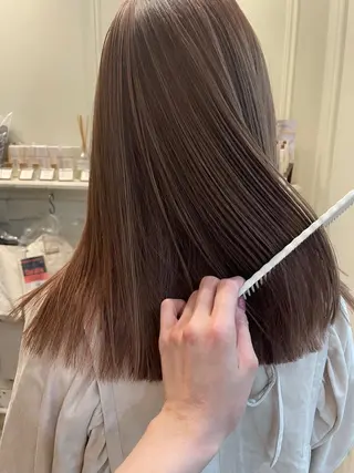 ロング カラー classic 新横浜所属・大人girly🛋️ 🤍yukakoのヘアスタイル